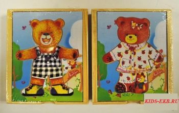 Пазл в коробке Мишка / РУ - ТОЙЗ ― Sib-Teddy.ru.
