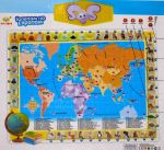 Плакат обучающий "Галопом по Европам" / S+S TOYS*