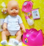 Кукла интерактивная (в белом - двойка), 42 см / Warm Baby